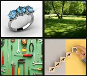 Visual clues representing configuration and setup